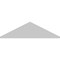 Ekena Millwork Peaked Cap Smooth Architectural Grade PVC Pediment, 38"W x 10-1/2"H x 2"P (Pitch 6/12) PEDPS038X105PKC00 - alternate 5